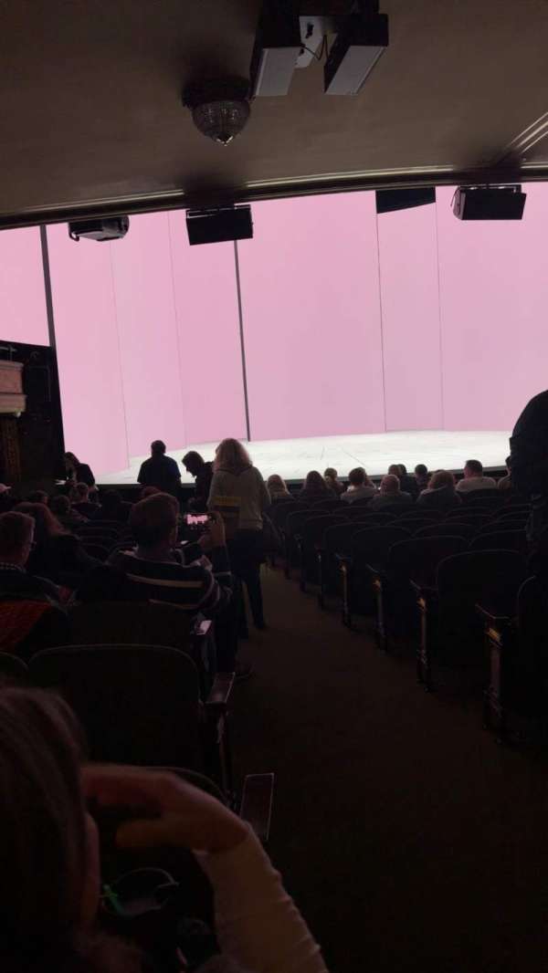 Nederlander Theatre, section: Orchestra L, row: O, seat: 1