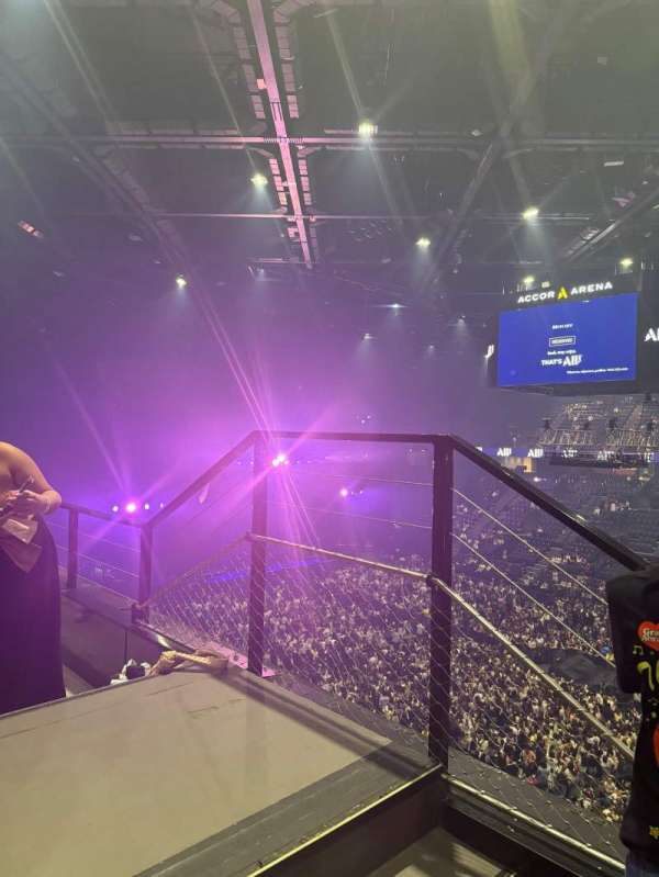 Accor Arena, section: Gradin P, row: 82, seat: 27