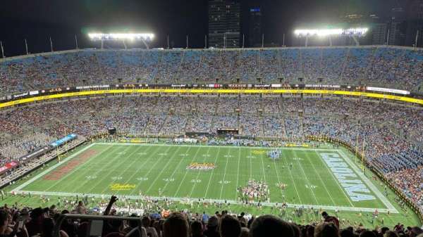 Bank of America Stadium, section: 540, row: 31, seat: 23