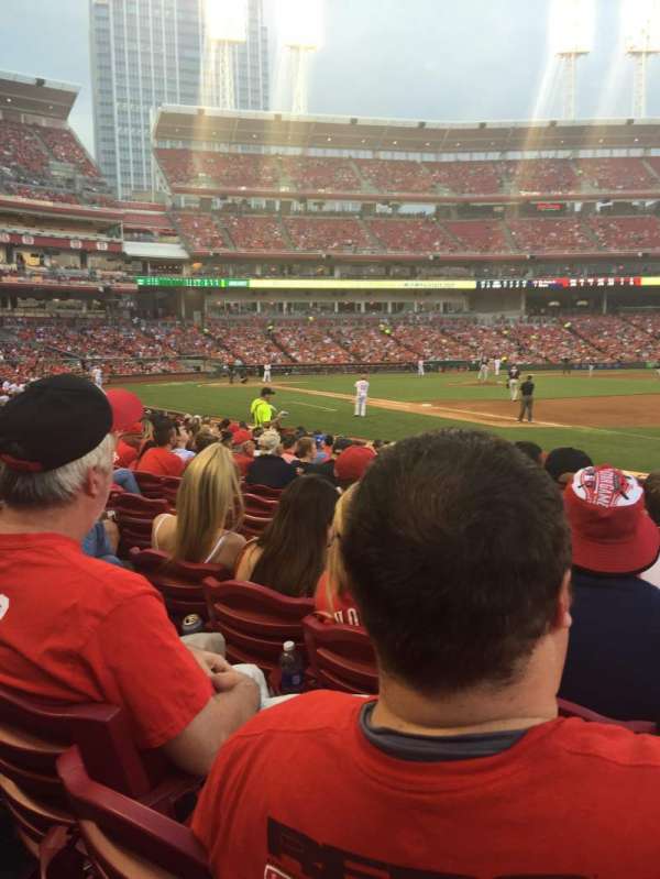 Great American Ball Park, section: 134, row: N, seat: 8