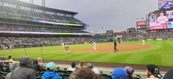 Coors Field, section: 120, row: 6, seat: 3