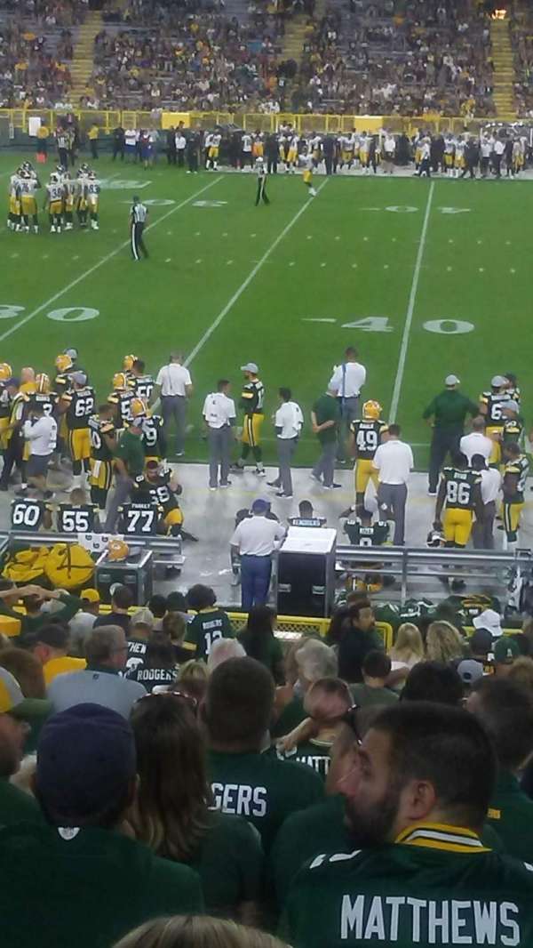 Lambeau Field, section: 118, row: 23, seat: 13