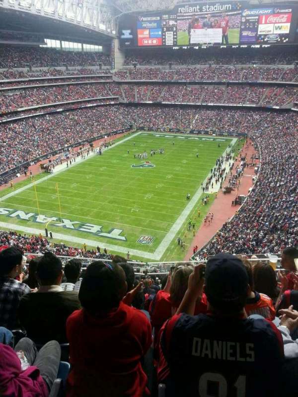 NRG Stadium, section: 618, row: E, seat: 11