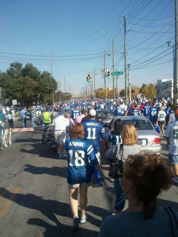 Lucas Oil Stadium, section: Outside