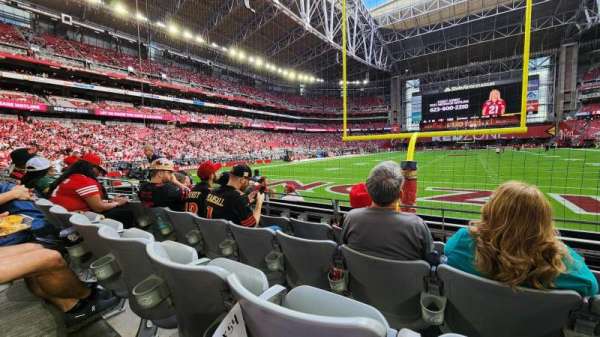 State Farm Stadium, section: 119, row: 4, seat: 5