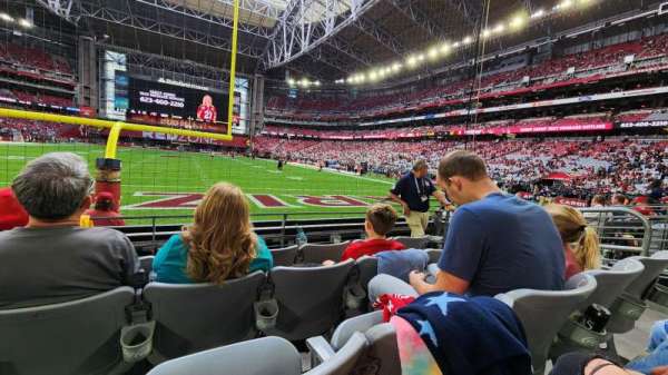 State Farm Stadium, section: 119, row: 4, seat: 5