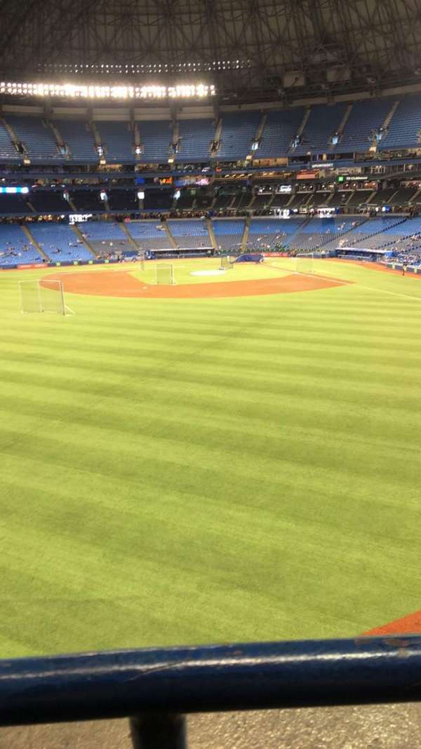 Rogers Centre, section: 244, row: 1, seat: 1-3