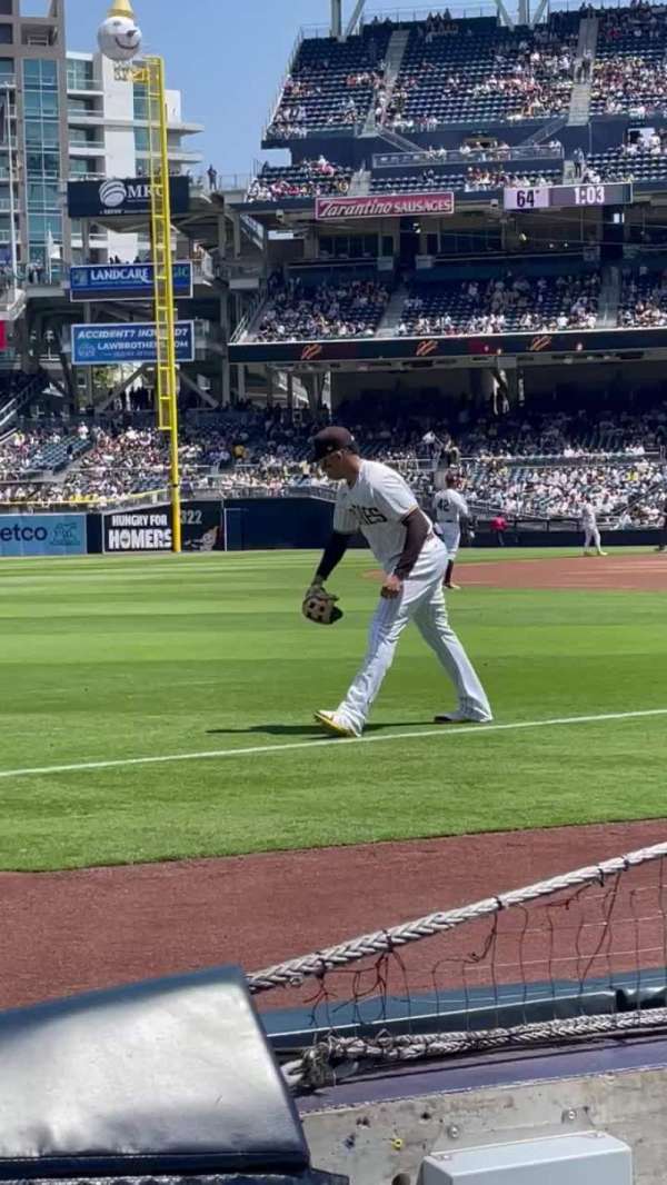 Petco Park, section: 118, row: 3, seat: 3