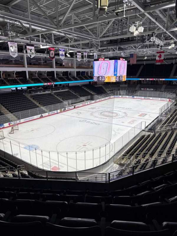 Baxter Arena, section: 220, row: F, seat: 13