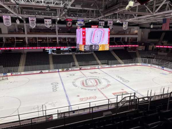 Baxter Arena, section: 217, row: G, seat: 8