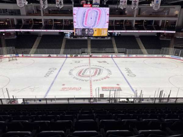 Baxter Arena, section: 216, row: G, seat: 14