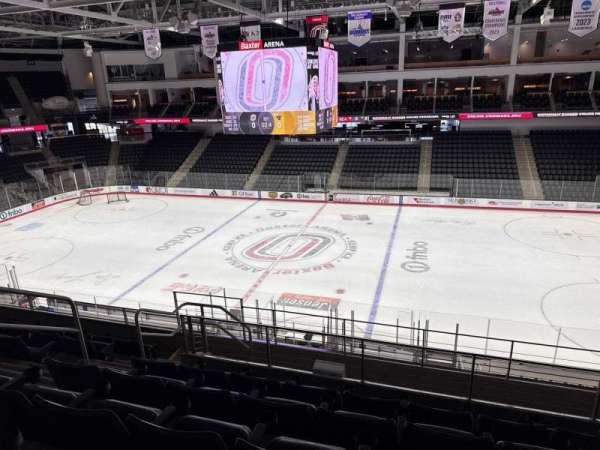Baxter Arena, section: 215, row: G, seat: 13