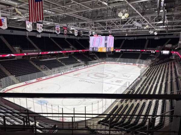 Baxter Arena, section: 208, row: F, seat: 5