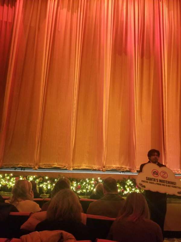 Radio City Music Hall, section: Orchestra 5, row: EE, seat: 502