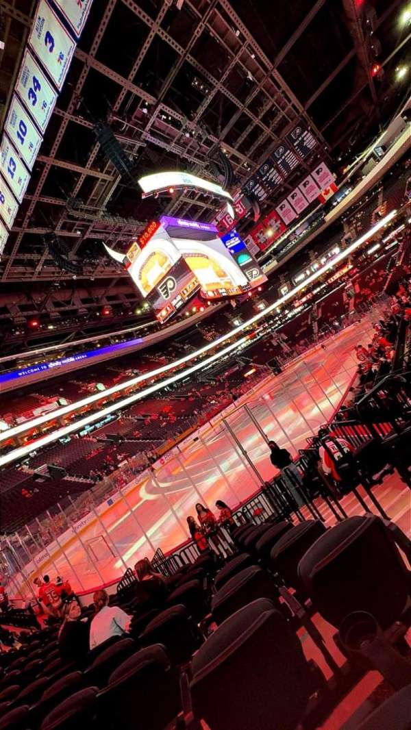 Xfinity Mobile Arena, section: 109, row: 12, seat: 14