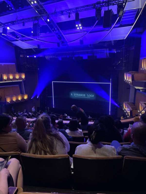 Ahmanson Theatre, section: Mezzanine, row: G, seat: 4