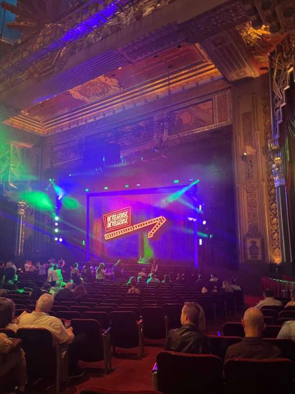 Hollywood Pantages Theatre, section: Orchestra R, row: X, seat: 8