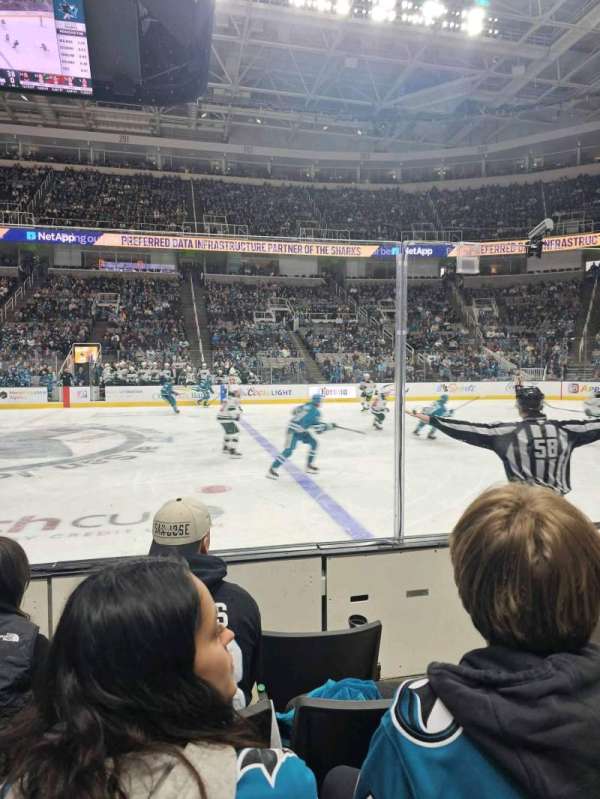 SAP Center, section: 115, row: 4, seat: 2