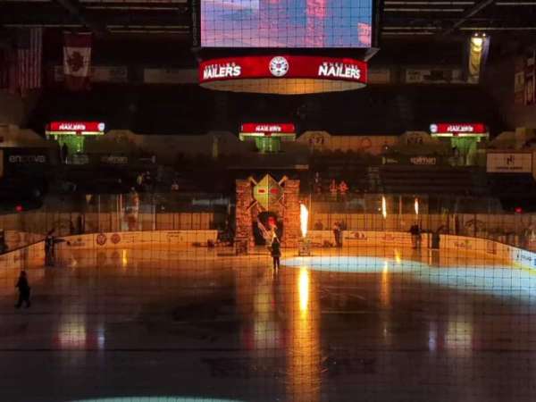 WesBanco Arena, section: 201, row: D, seat: 1