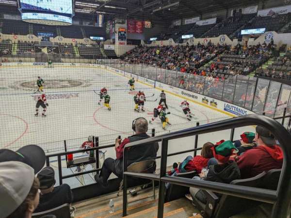 WesBanco Arena, section: 201, row: D, seat: 1