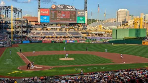 PNC Park, section: 114, row: JJ, seat: 22