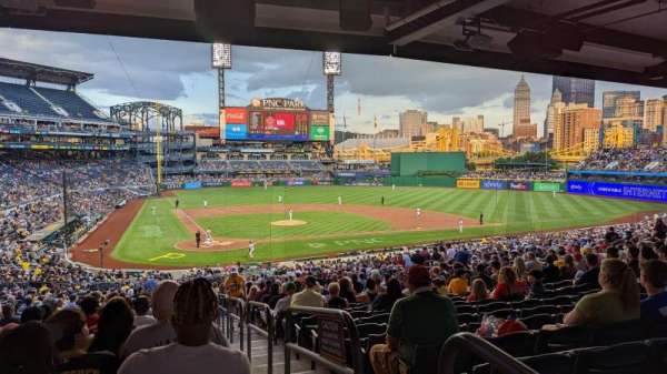 PNC Park, section: 114, row: JJ, seat: 22