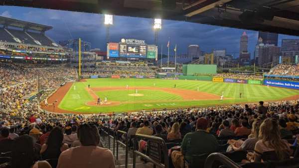 PNC Park, section: 114, row: JJ, seat: 22