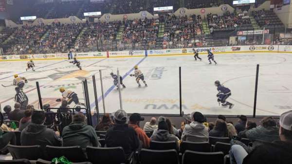WesBanco Arena, section: 206, row: B, seat: 9