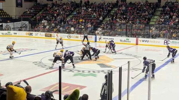 WesBanco Arena, section: 206, row: B, seat: 9