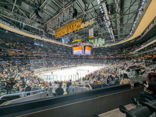 TD Garden, section: 15, row: 4, seat: 19