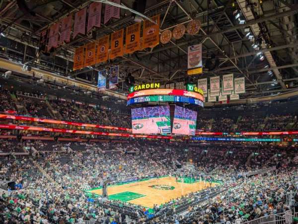TD Garden, section: 15, row: 4, seat: 8
