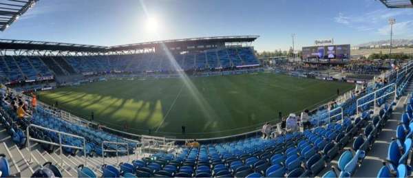 PayPal Park, section: 130, row: 16, seat: 10