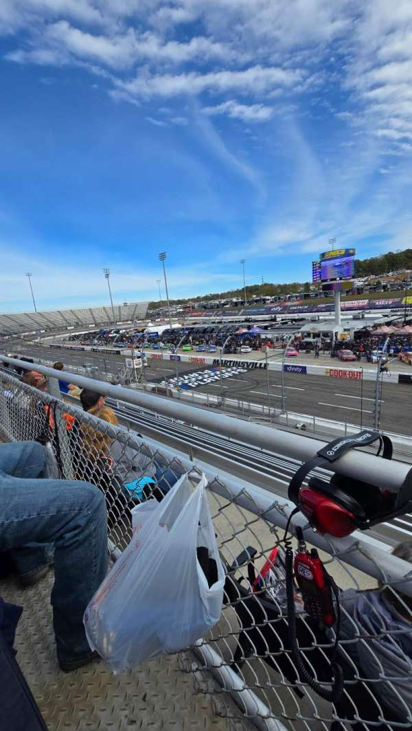 Martinsville Speedway, section: K, row: 18, seat: 7