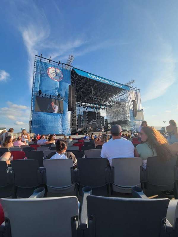 Treasure Island Amphitheater, section: 201, row: G, seat: 22
