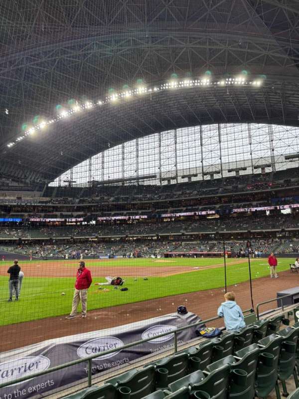 American Family Field, section: 126, row: 4, seat: 11