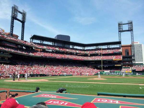 Busch Stadium, section: 144D, row: F, seat: 6
