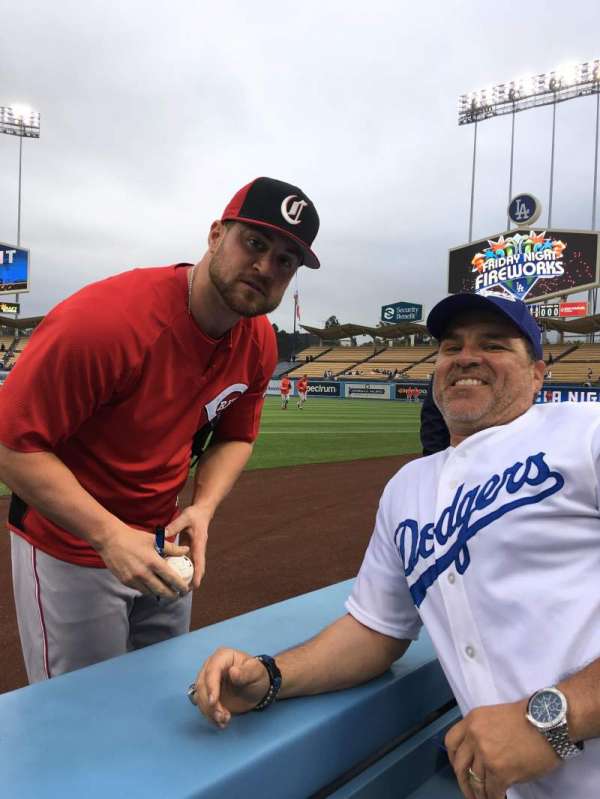 Dodger Stadium, section: 26BL, row: 1, seat: 5-6