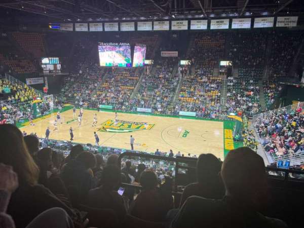EagleBank Arena, section: 130, row: P, seat: 1