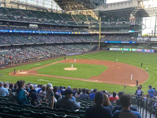 American Family Field, section: 212, row: 18, seat: 18