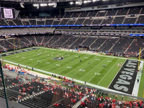 Allegiant Stadium, section: 307, row: 1, seat: 18