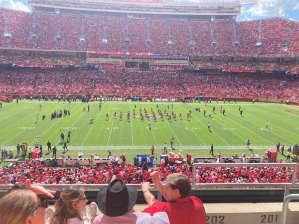 Arrowhead Stadium, section: 202, row: 4, seat: 4