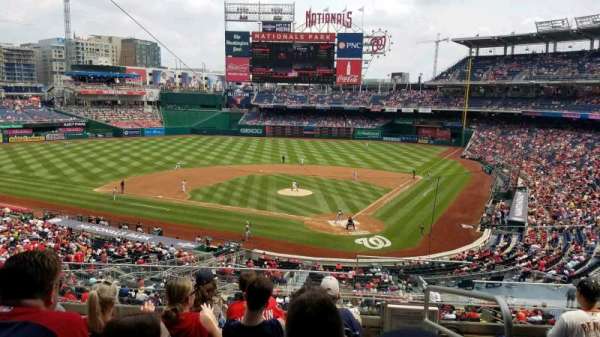 Nationals Park, section: 211, row: F, seat: 1