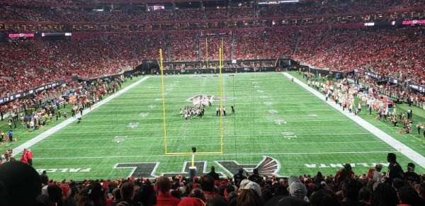 Mercedes-Benz Stadium, section: 101, row: 42, seat: 7