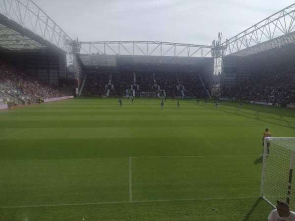Tynecastle Stadium, section: Roseburn, row: 8, seat: 23