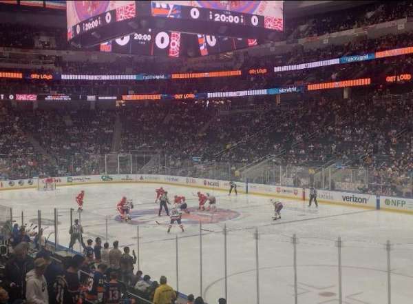 UBS Arena, section: 101, row: 16, seat: 17