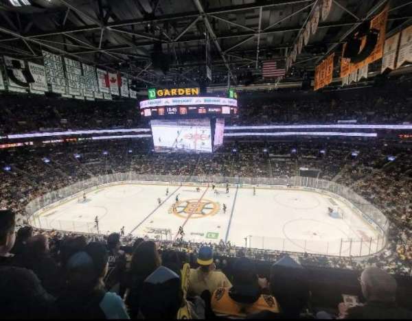 TD Garden, section: 330, row: 4, seat: 5