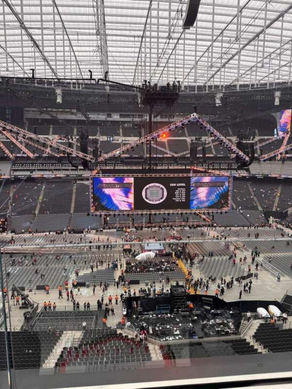 Allegiant Stadium, section: 313, row: A, seat: 6