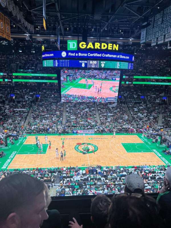 TD Garden, section: 316, row: 3, seat: 9