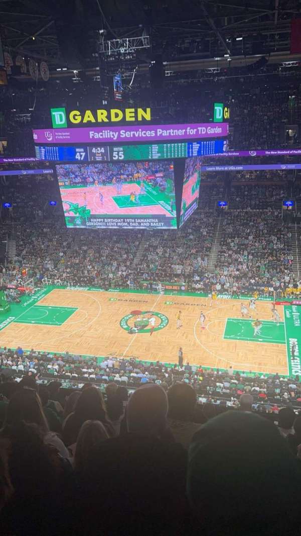 TD Garden, section: 315, row: 10