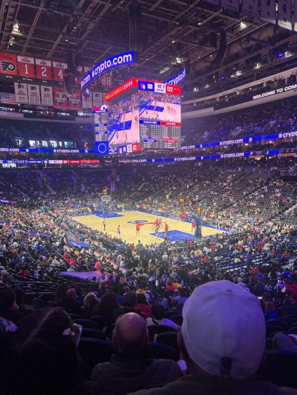 Xfinity Mobile Arena, section: 105, row: 25, seat: 11